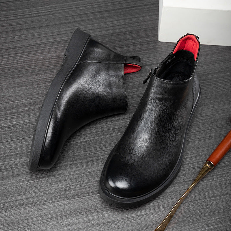 Men's Chelsea Winter Fleece-lined Warm Ankle British Boots