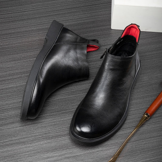 Men's Chelsea Winter Fleece-lined Warm Ankle British Boots