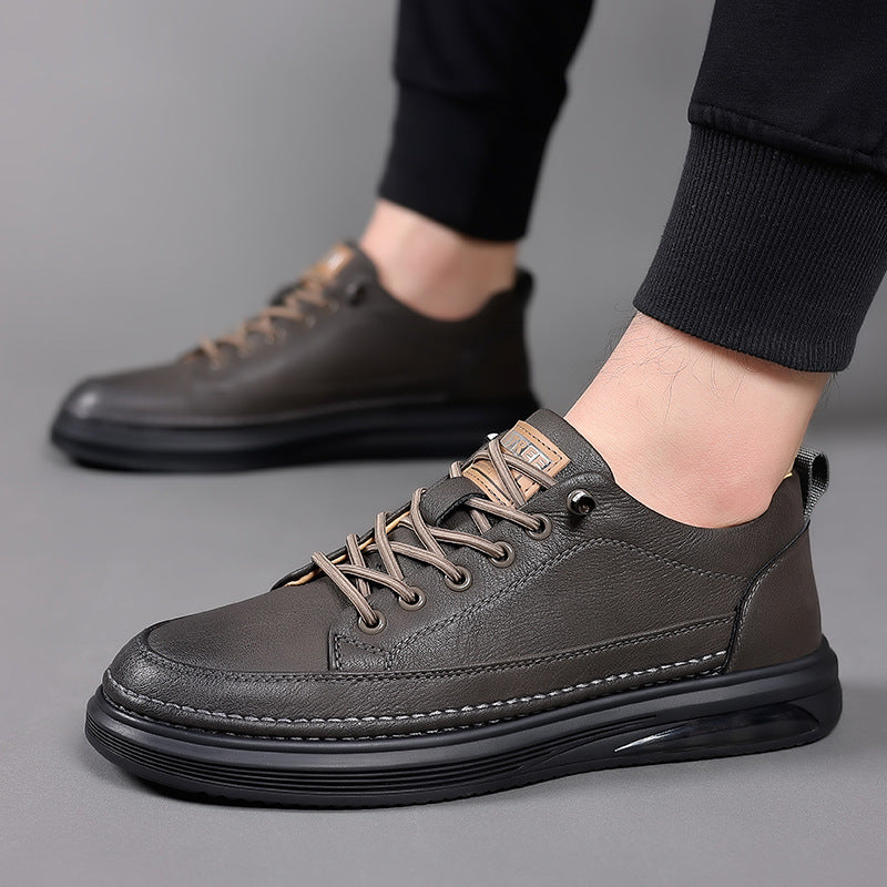 Men's With Veet Sports Board Trendy Green Sneakers
