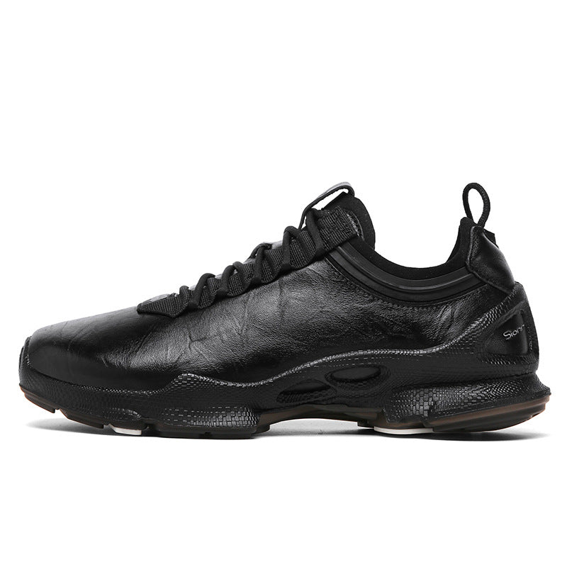 Men's Leader Fan Commuter Business First Layer Cowhide Men's Casual Leather Shoes