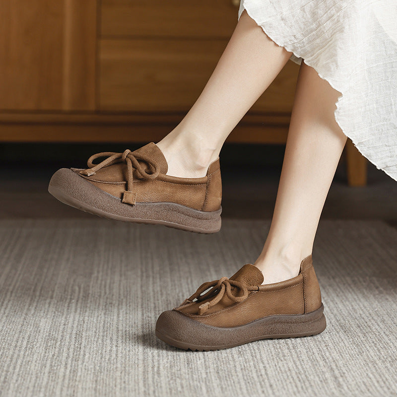 Women's Retro Handmade Genuine Soft Bottom Surface Women's Casual Shoes