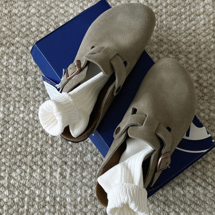 Women's & Men's Genuine Fishing Outer Wear Cork Half Slippers