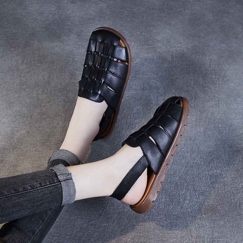 Women's Closed Toe Roman Summer Retro Mori Sandals