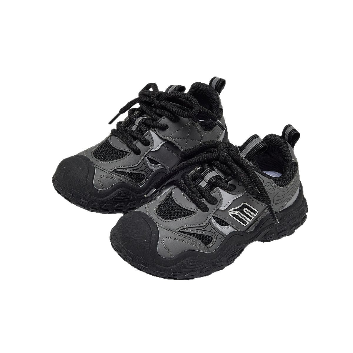 Children's Horse Riding Black Outdoor Rock Climbing Kid's Sneakers