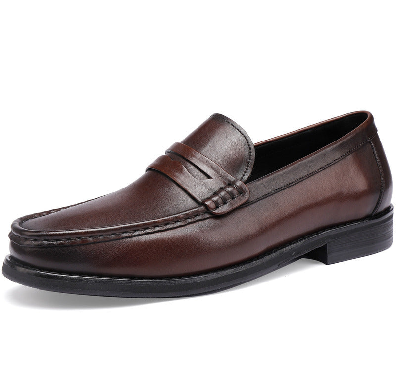 Men's One Pedal British Style Retro Washed Loafers