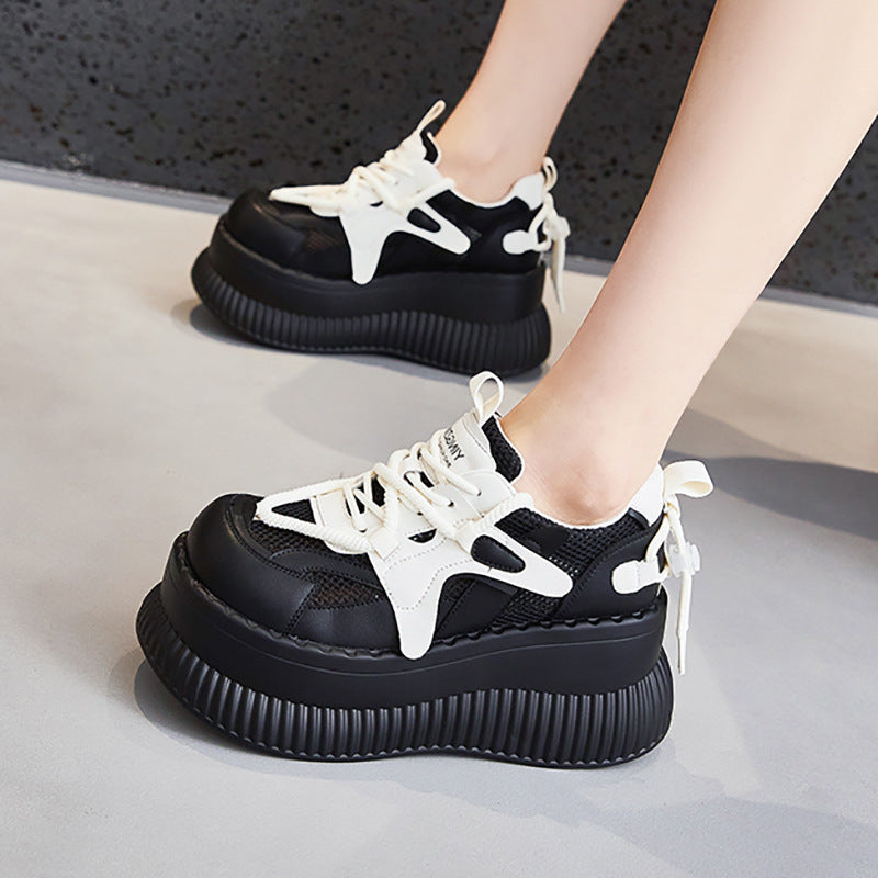 Women's & Men's European Goods Dad Hollow Mesh Surface Sneakers