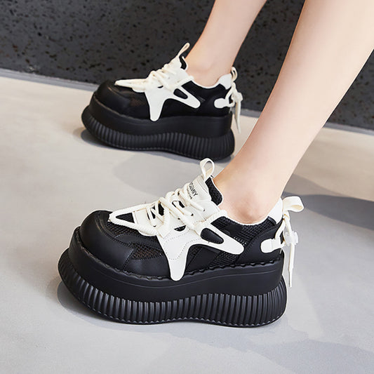 Women's & Men's European Goods Dad Hollow Mesh Surface Sneakers