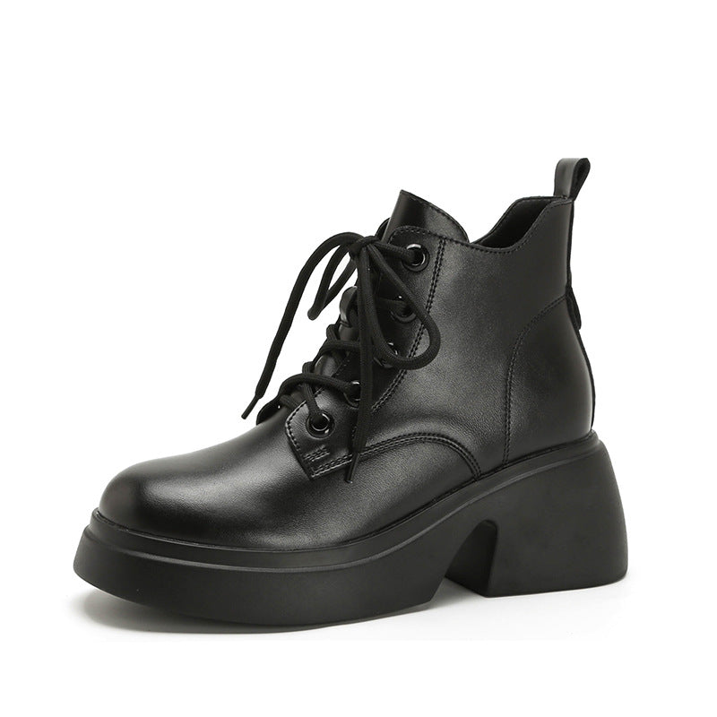 Version Black Short Super High Martin Boots