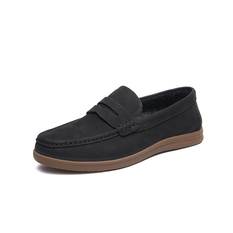 Men's Tendon Bottom Matte Cowhide Spring Comfortable Men's Casual Shoes