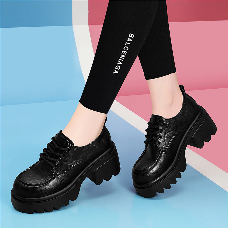 Women's Style Platform Spring Soft Round Toe Loafers