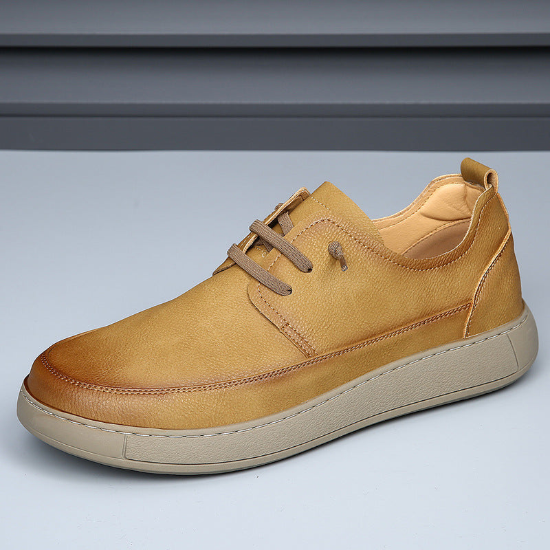Men's Toast Genuine Breathable Soft Bottom Surface Men's Casual Shoes