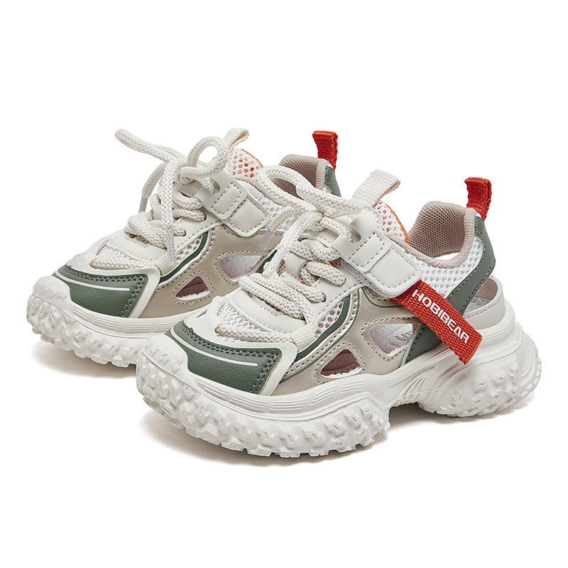 Single Mesh Summer Boys Frame Dad Kid's Sneakers