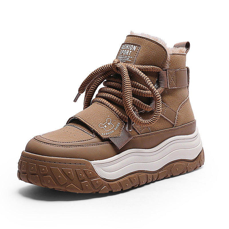 Platform Female Winter Thick Warm Northeast Snow Boots