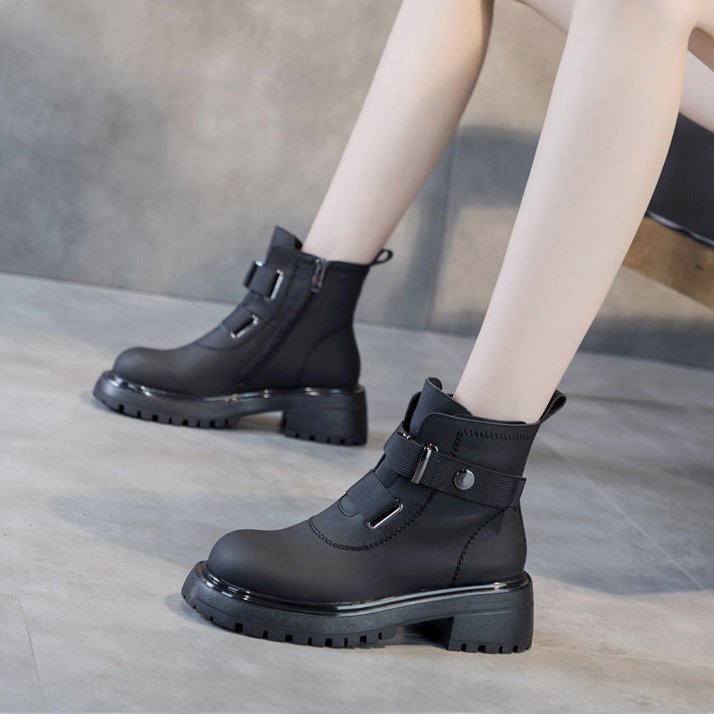 Women's Ge Platform Martin Female Short Boots