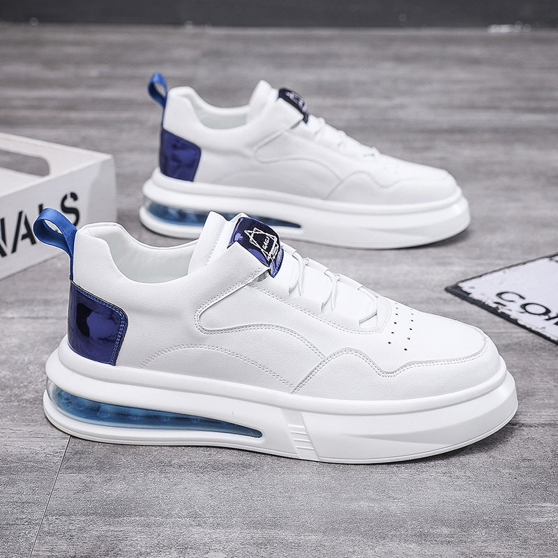 Men's Air Cushion Soft Bottom White Slip-on Fashion Trendy Casual Shoes
