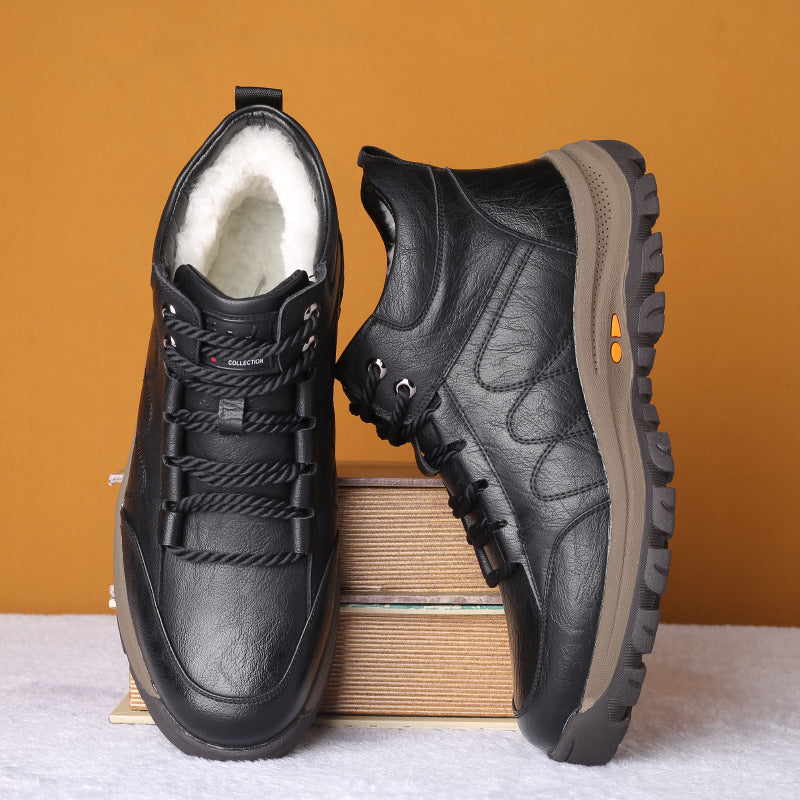 Men's Cotton Winter Veet Thermal Thickening Wool Men's Shoes
