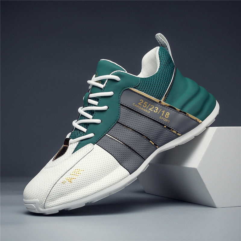 Men's Summer Dad Height Increasing Comfortable Cowhide Soft Men's Casual Shoes
