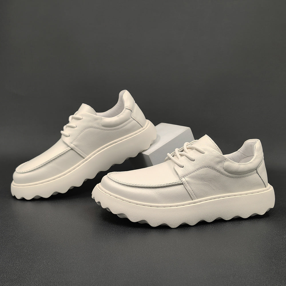 Men's Platform Sports Board Fashionable Top Layer Sneakers