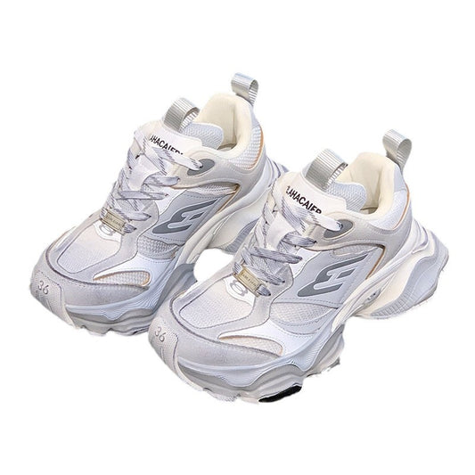 Women's Paris Dad Thick Bottom Height Increasing Casual Shoes