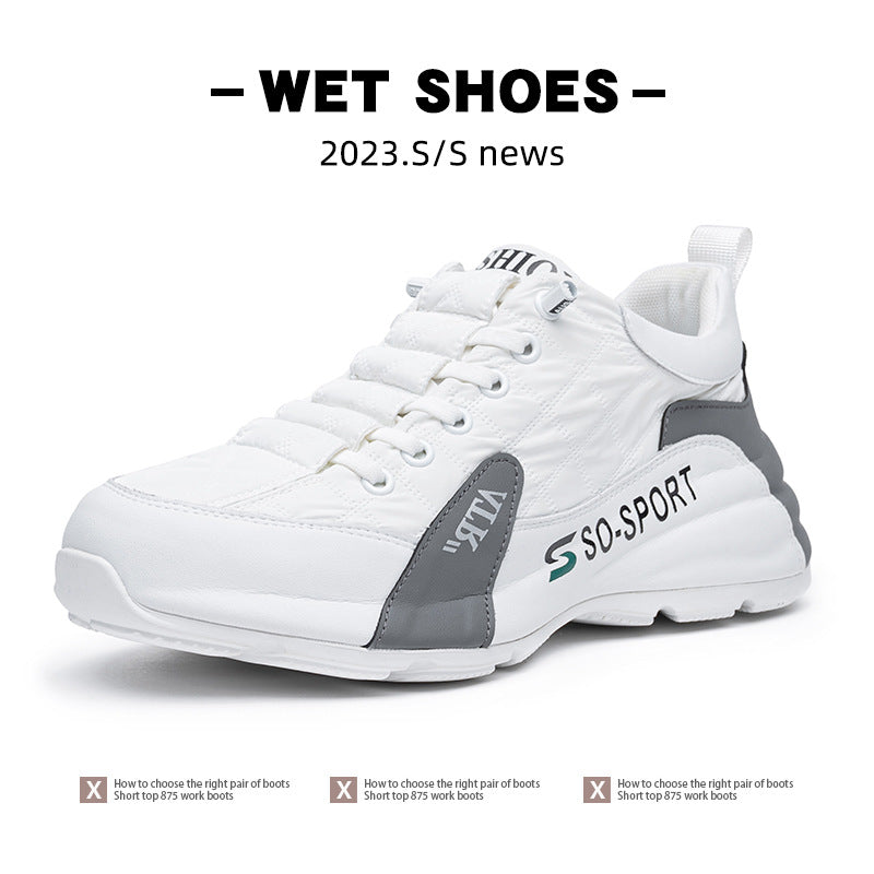 Men's Oversized Size Male Thick Bottom Heightened Sneakers