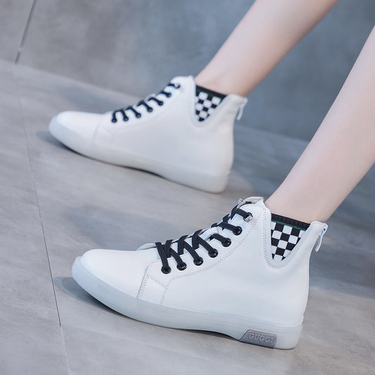 Women's Soft Bottom Wild Fleece-lined Flat Pumps Boots