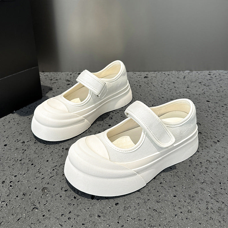 Women's Summer Thick Bottom Fashion French Mary Men's Shoes