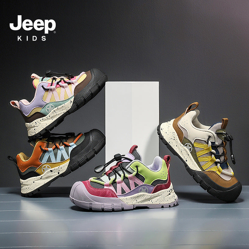 Children's Breathable Soft Bottom Running Lightweight Kid's Sneakers