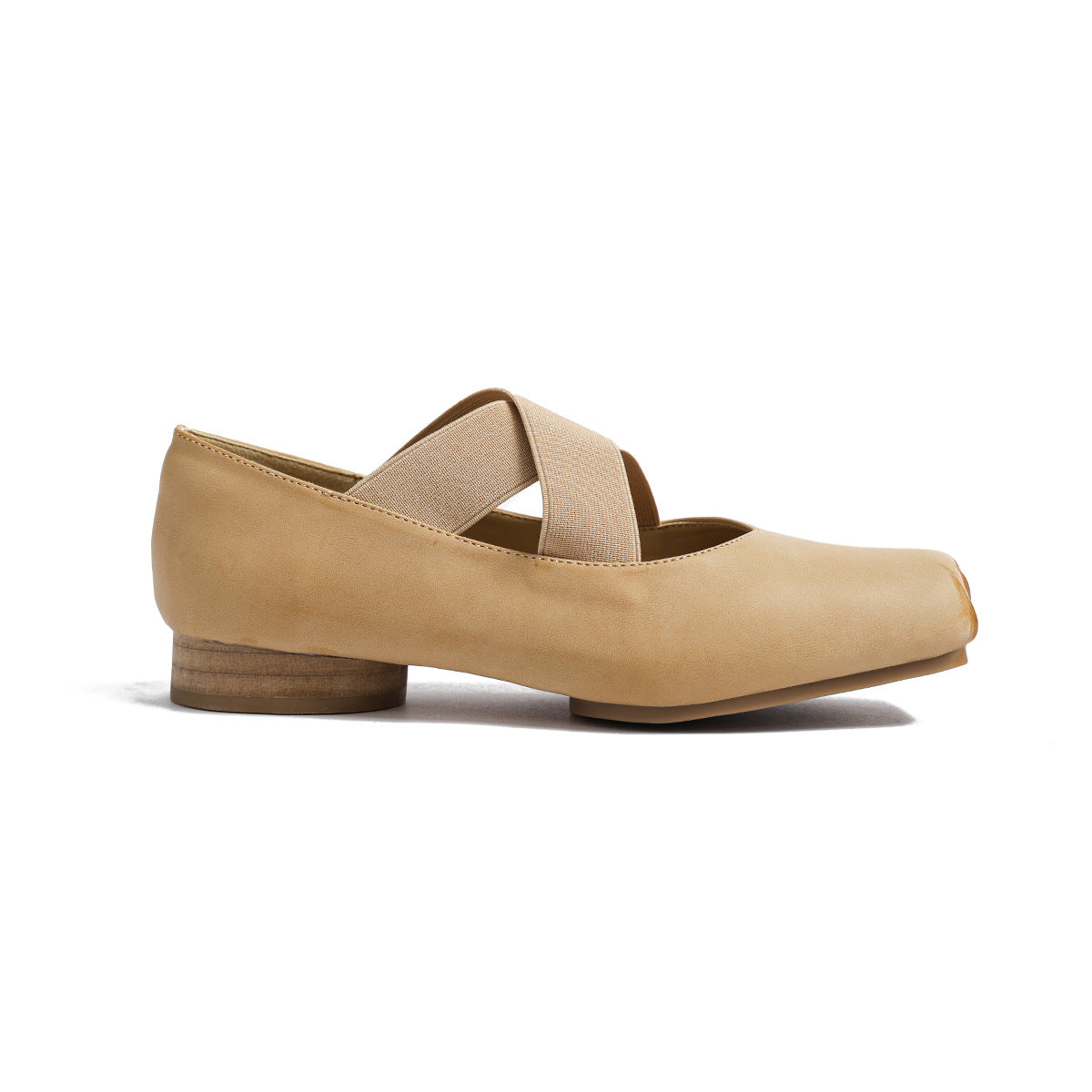 Ballet Style Pumps Sier Genuine Mary Women's Shoes