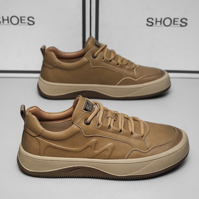 Men's Spring Platform Tide Fashion Breathable Casual Shoes