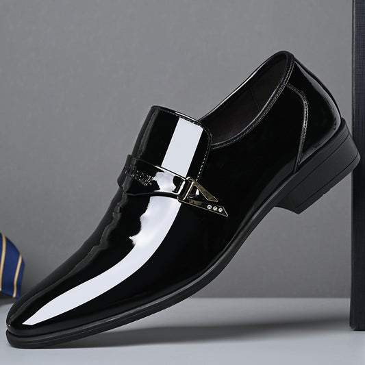 Men's Source Classic Pointed Toe British Style Leather Shoes