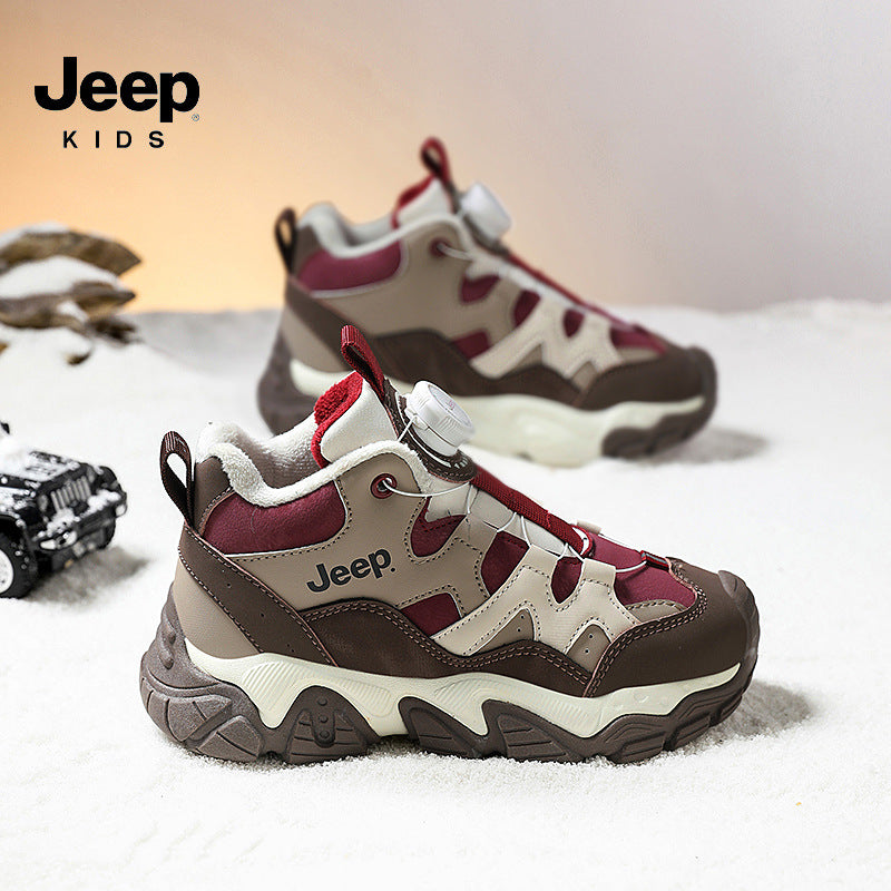 Children's Jeep Winter Surface Two Cotton Thermal Sneakers
