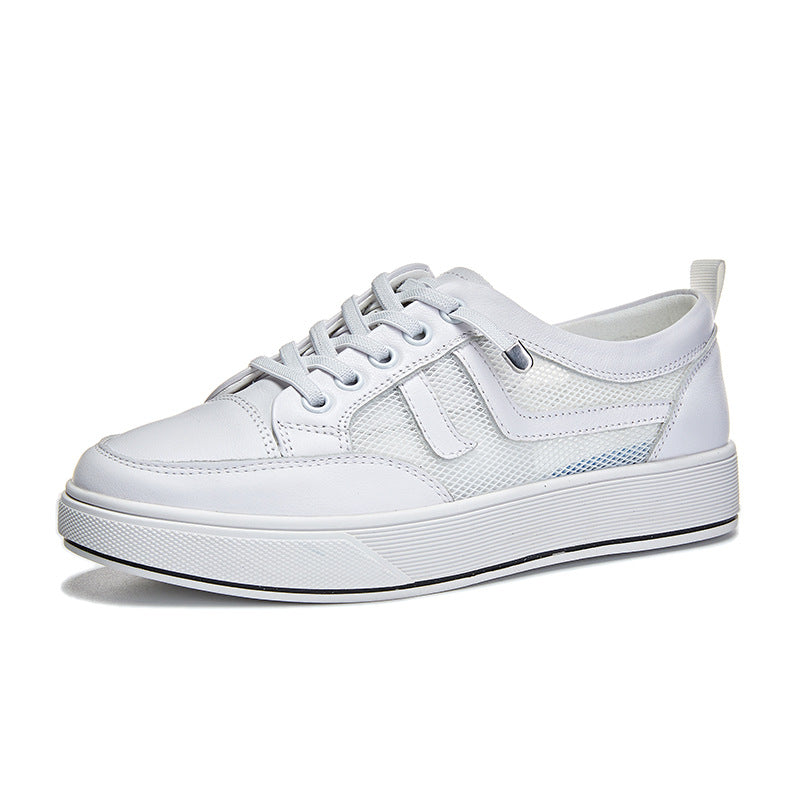 Women's & Men's White Mesh Breathable Versatile Sports Plus Casual Shoes