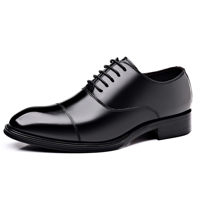 Men's Three Joint Business Formal Authentic British Leather Shoes