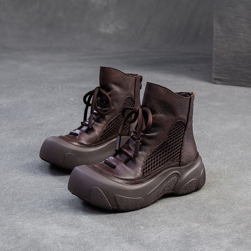Women's & Men's Shu Temperament Wild Hand-rub Color Commuter Men's Shoes