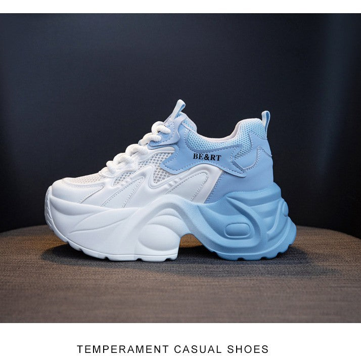 Women's Korean Style Versatile Platform Summer Height Increasing Leisure Slimming Women's Shoes