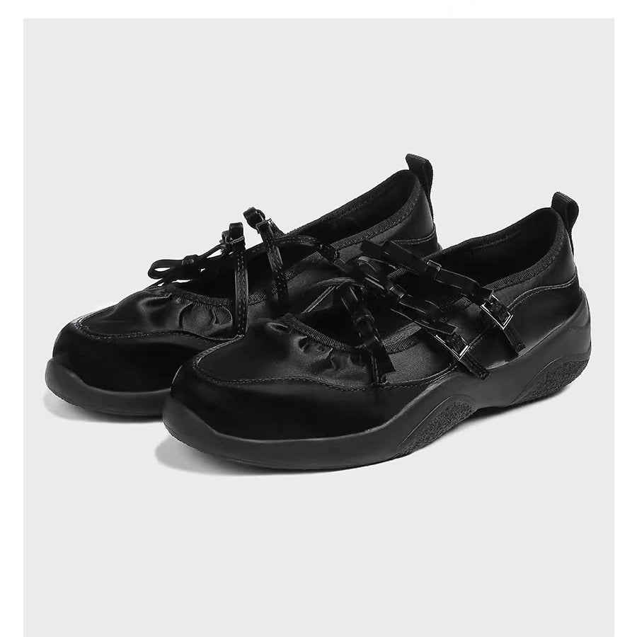 Women's Ballet Dong Summer Platform Bow Sports Casual Shoes