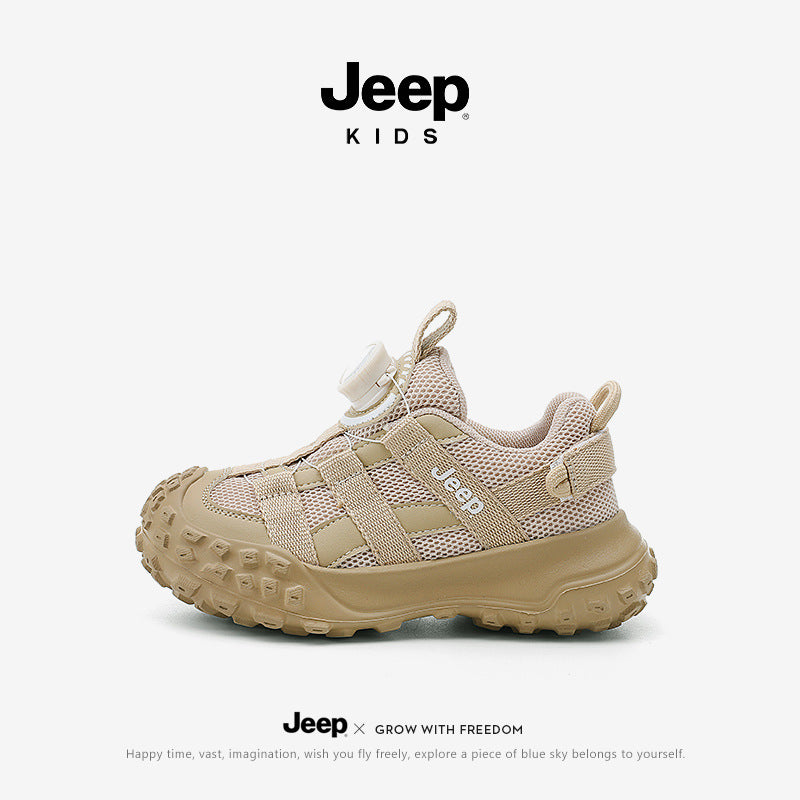 Boy Autumn Mesh Breathable Soft Bottom Sneakers