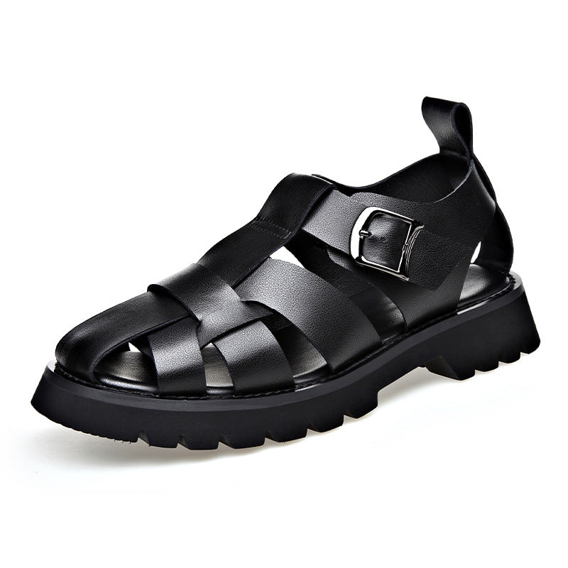 Men's Summer Breathable Roman Hollow Plus Size Sandals