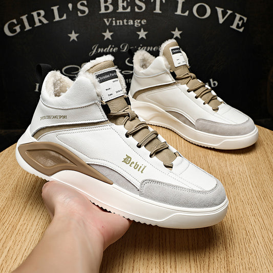 Men's Korean Soft Genuine Fashionable Trendy Sports Sneakers