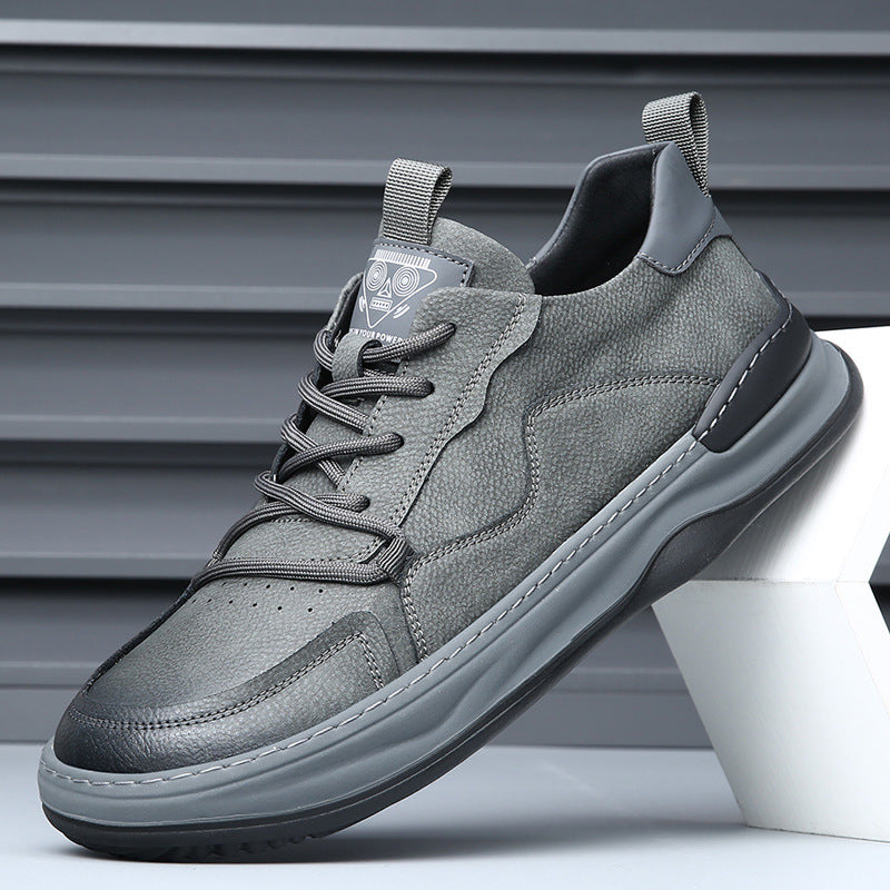 Men's Spring Extra Large White Versatile Breathable Men's Board Shoes