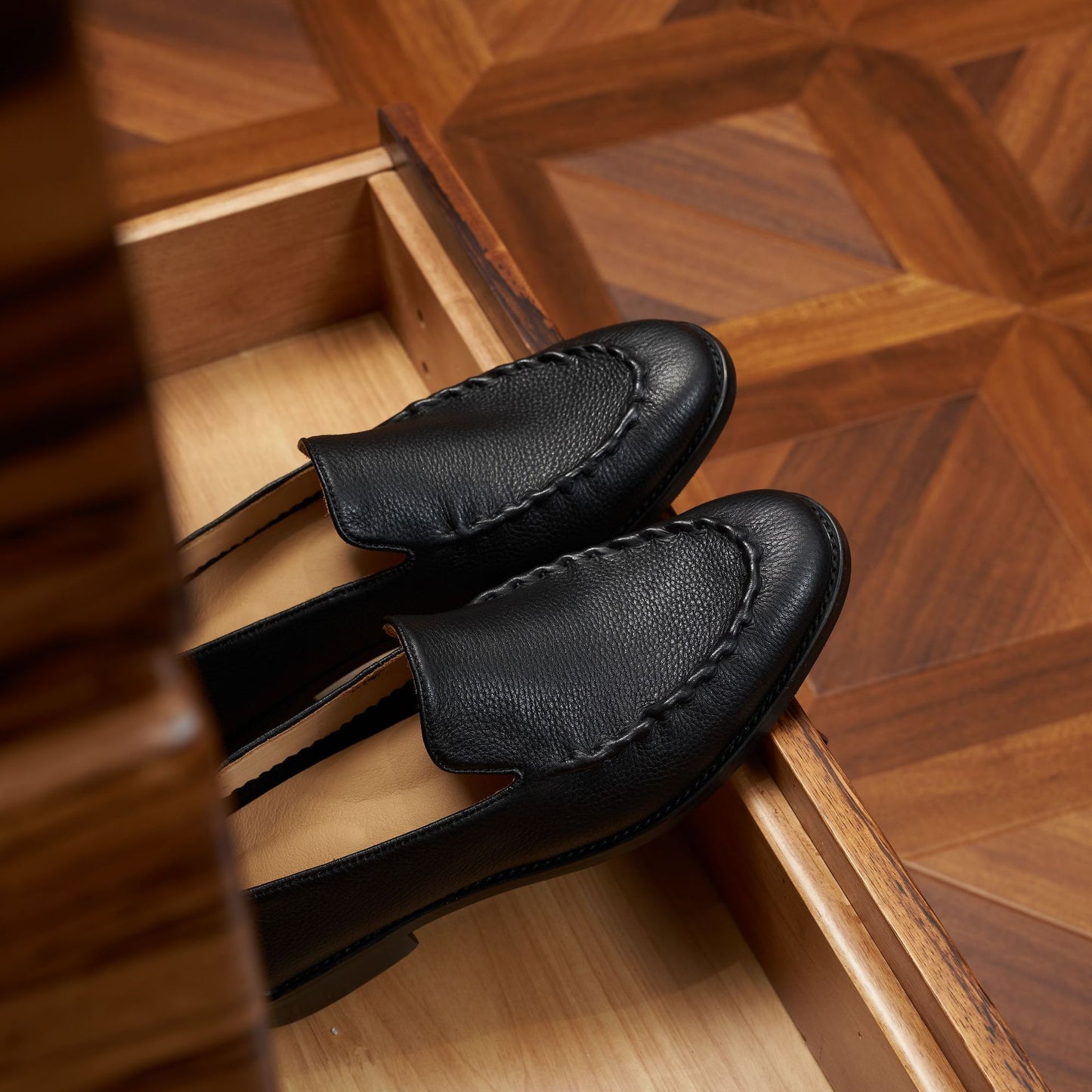 Men's Spring Good Year Handmade Genuine Slip-on Loafers