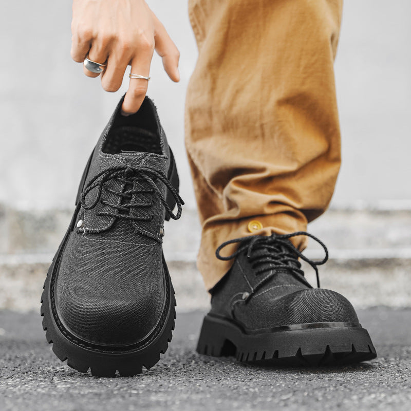 Men's Spring Formal Wear Business Big Toe Leather Shoes