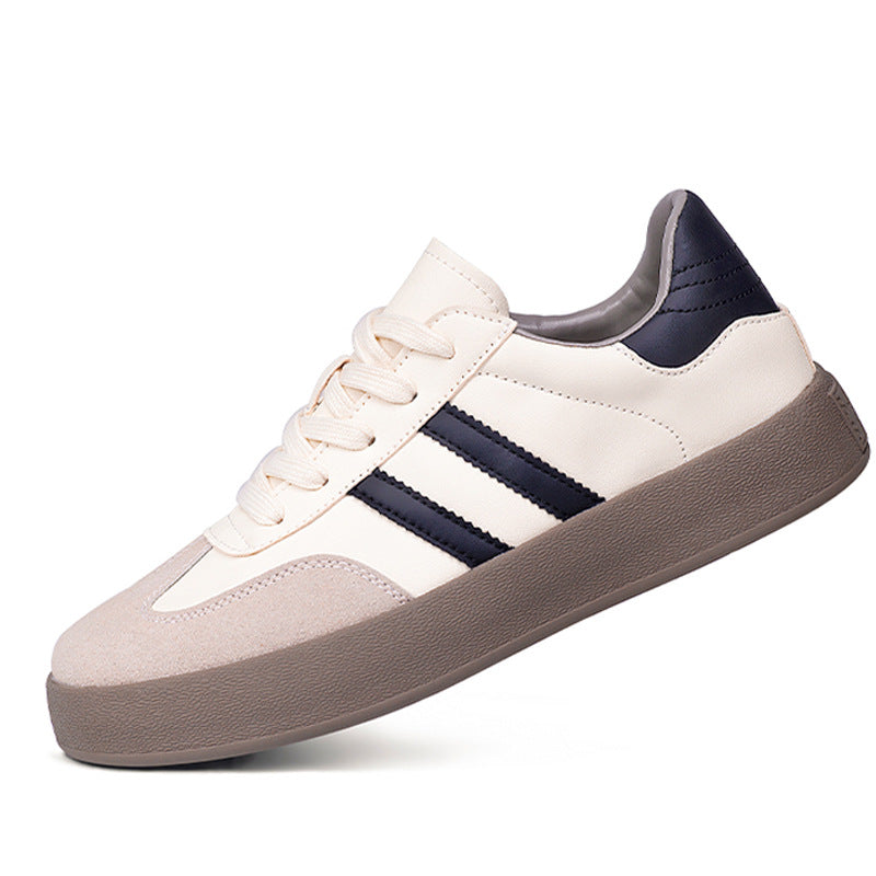 Women's & Men's Increasing Insole German Training White Fashion Elevator Men's Board Shoes