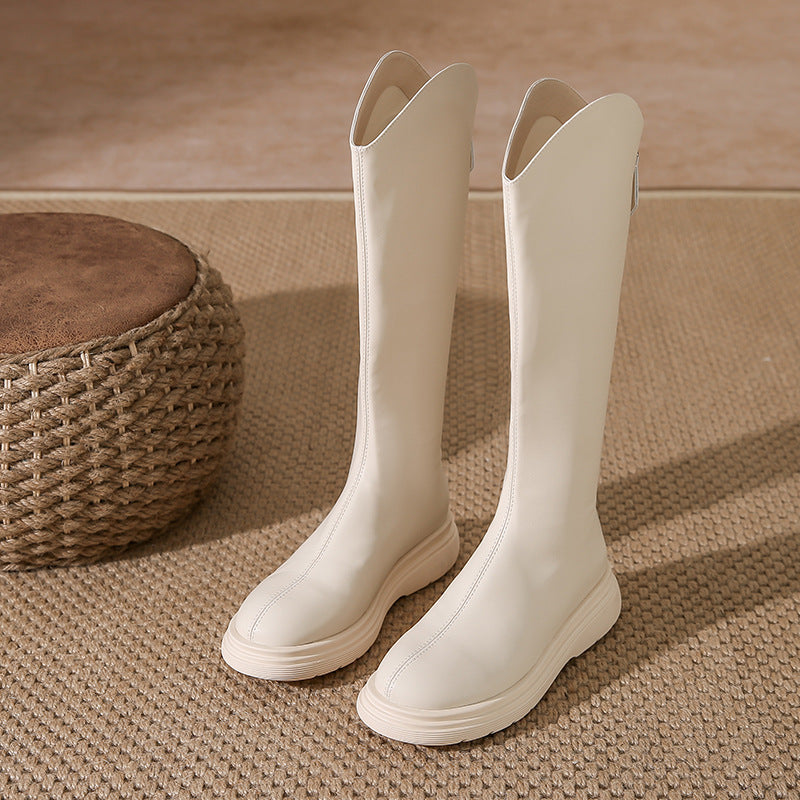 Women's Bottom Below The Knee Knight Slimming Boots