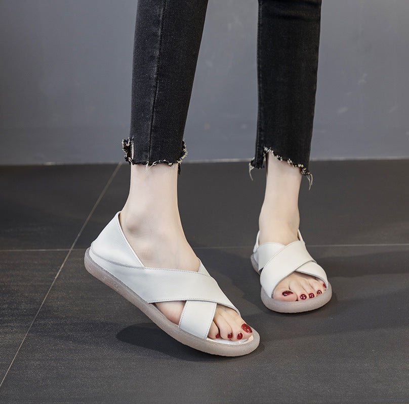 Women's Real Outdoor Flat For Pregnant Sandals