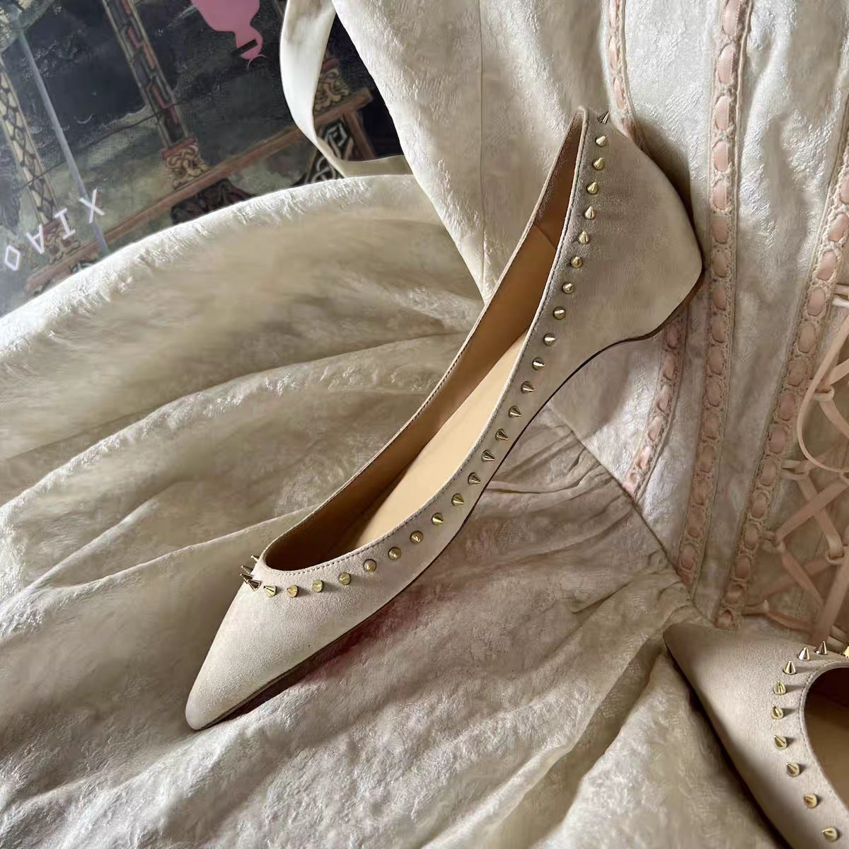 Women's Flat Height Increasing Insole Rivet Summer Women's Fashion Shoes