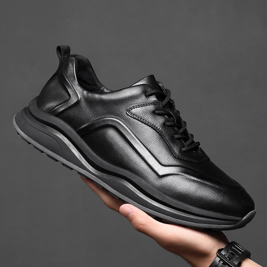 Men's Graceful Sports Comfortable Platform Embossed Sneakers