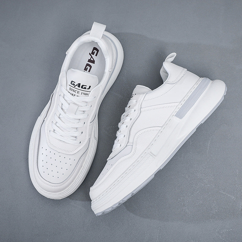 Men's Unique White Violent Bear Fashion Sneakers