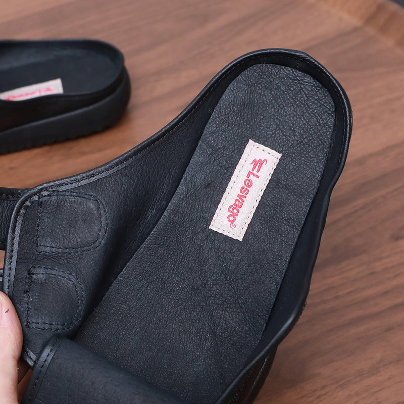Bottom Comfort Outer Wear Half Breathable Sandals