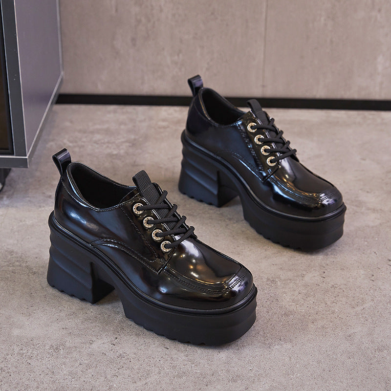 Women's Increasing Insole Small British Style Autumn Women's Shoes